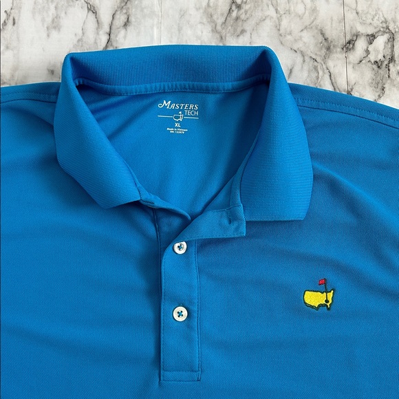 Masters Masters tech | men’s XL athletic performance golf polo embroidered logo - Picture 2 of 9